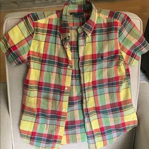 Ralph Lauren short sleeve button down shirt size 7